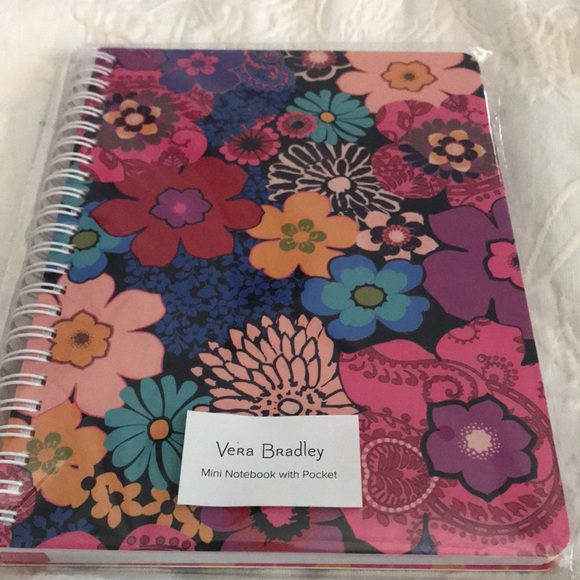 Vera Bradley Mini Notebook with Pocket
